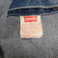 Mens Blue Levis Vintage 80s Made In USA  Coat