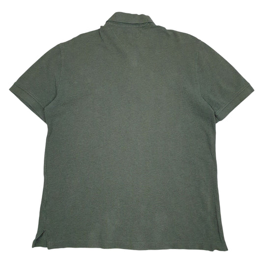 Mens Green Tommy Hilfiger  Hoodie Polo Shirt