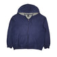 Mens Navy Starter Hoodie Full Zip Jumper
