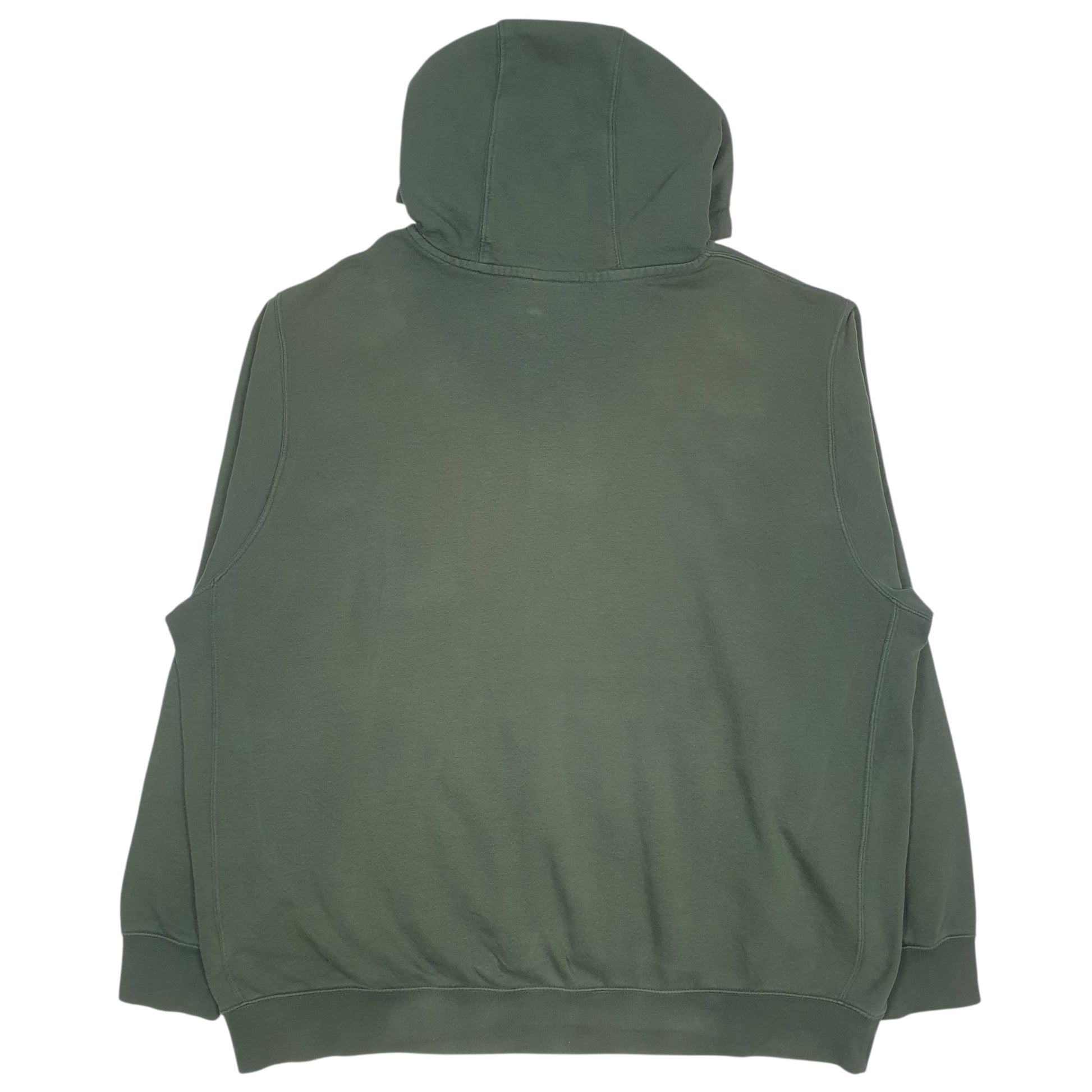 Mens Green Nike Spellout Hoodie Jumper