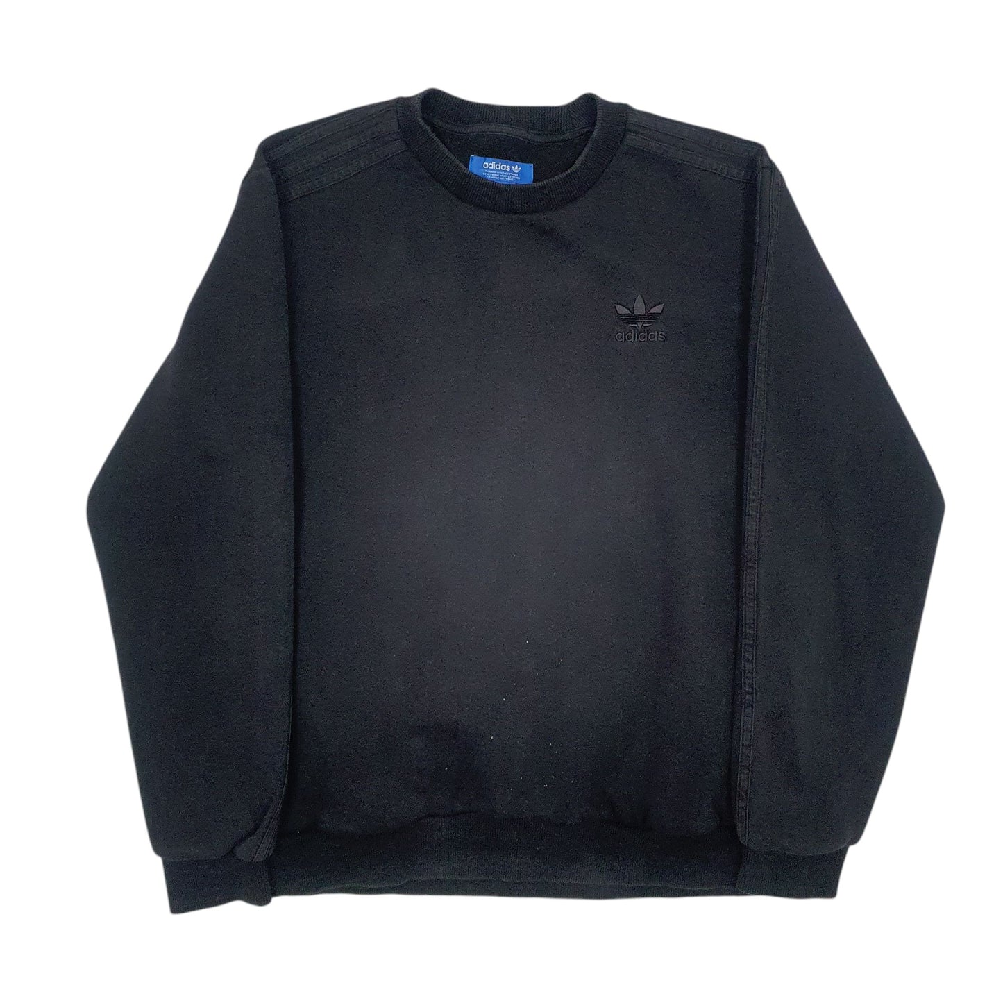 Mens Black Adidas  Crewneck Jumper