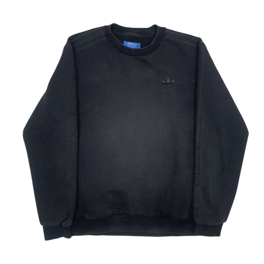 Mens Black Adidas  Crewneck Jumper