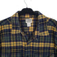 Mens Navy L.L.Bean Thick Chamois Flannel  Shirt