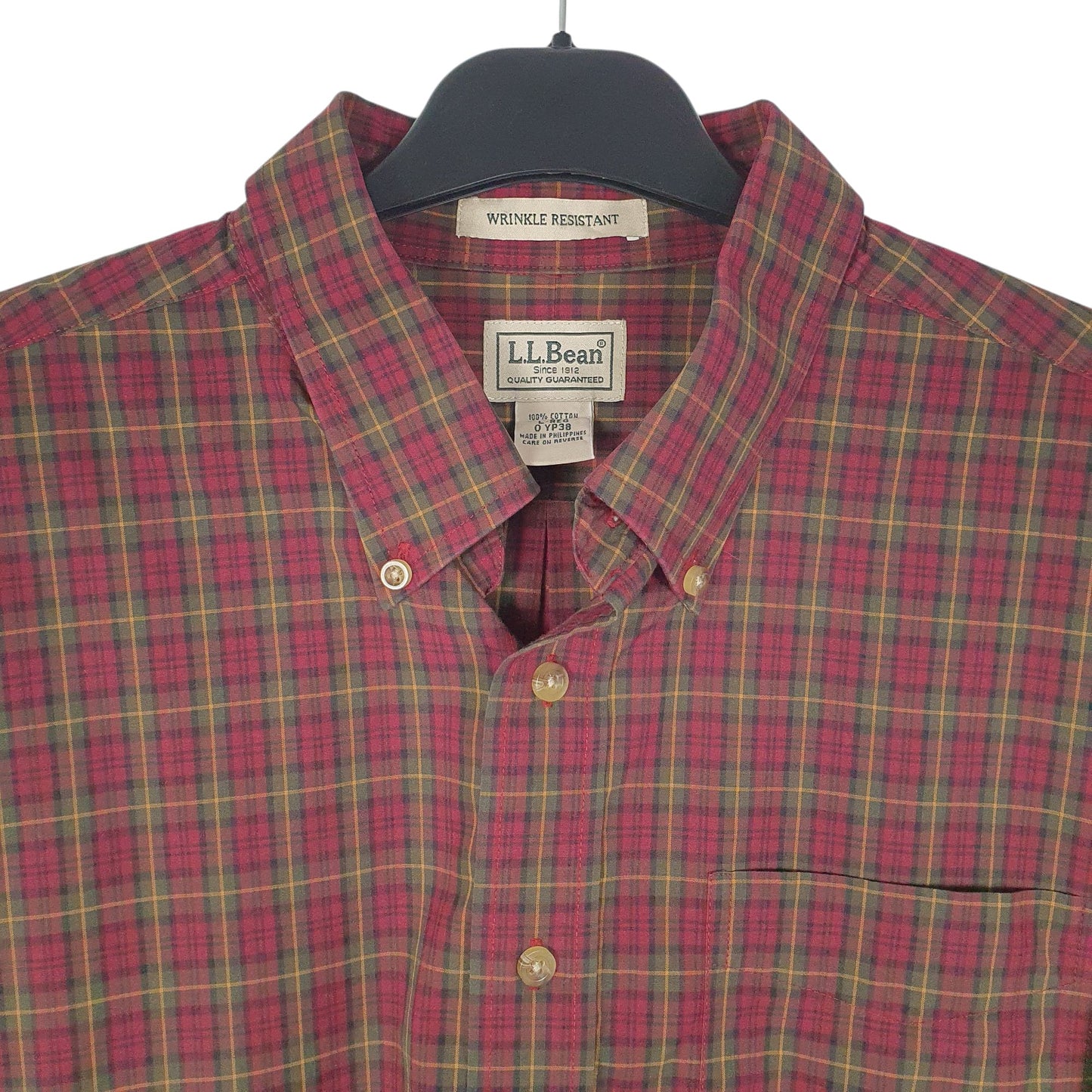 Mens Red L.L.Bean   Shirt