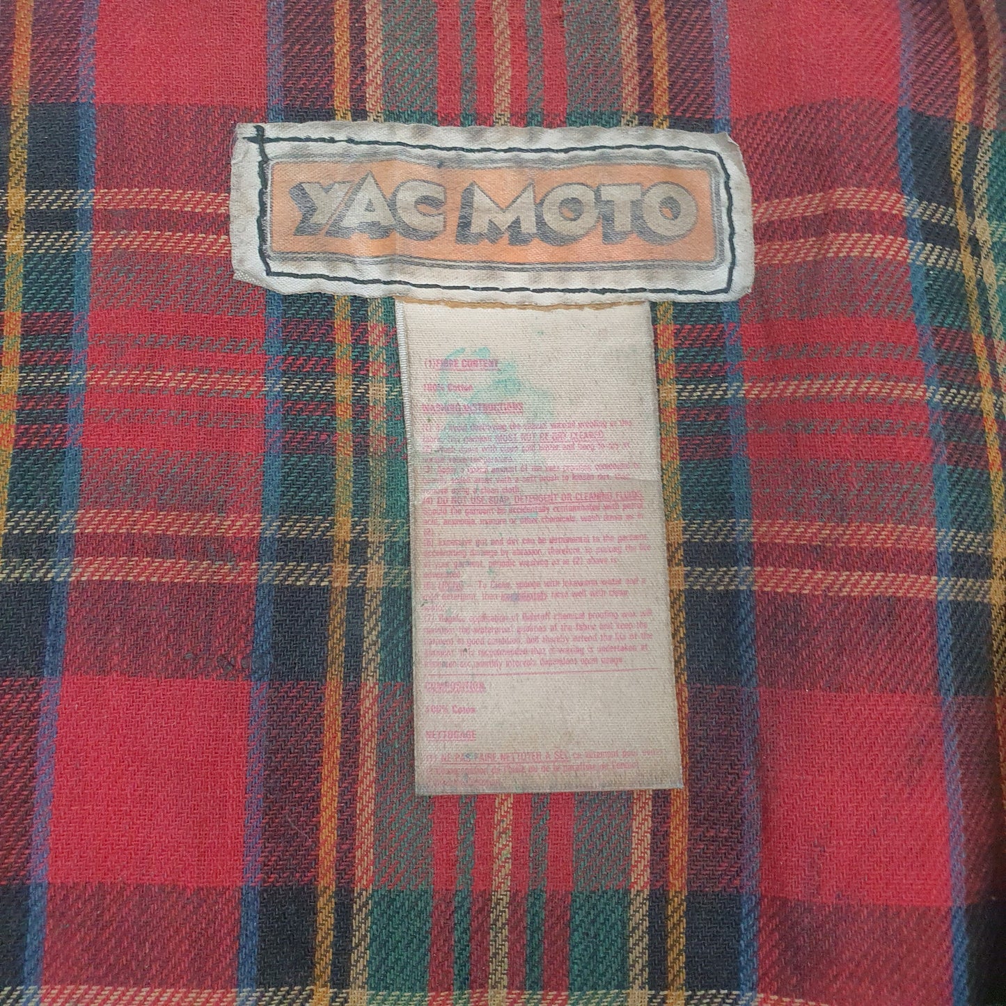 Mens Black Yac Moto Vintage Made In England  Coat