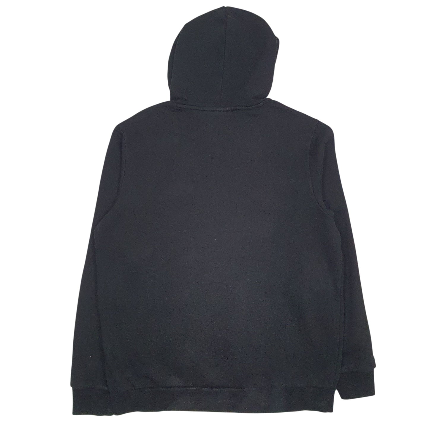 Mens Black Puma Spellout Hoodie Jumper