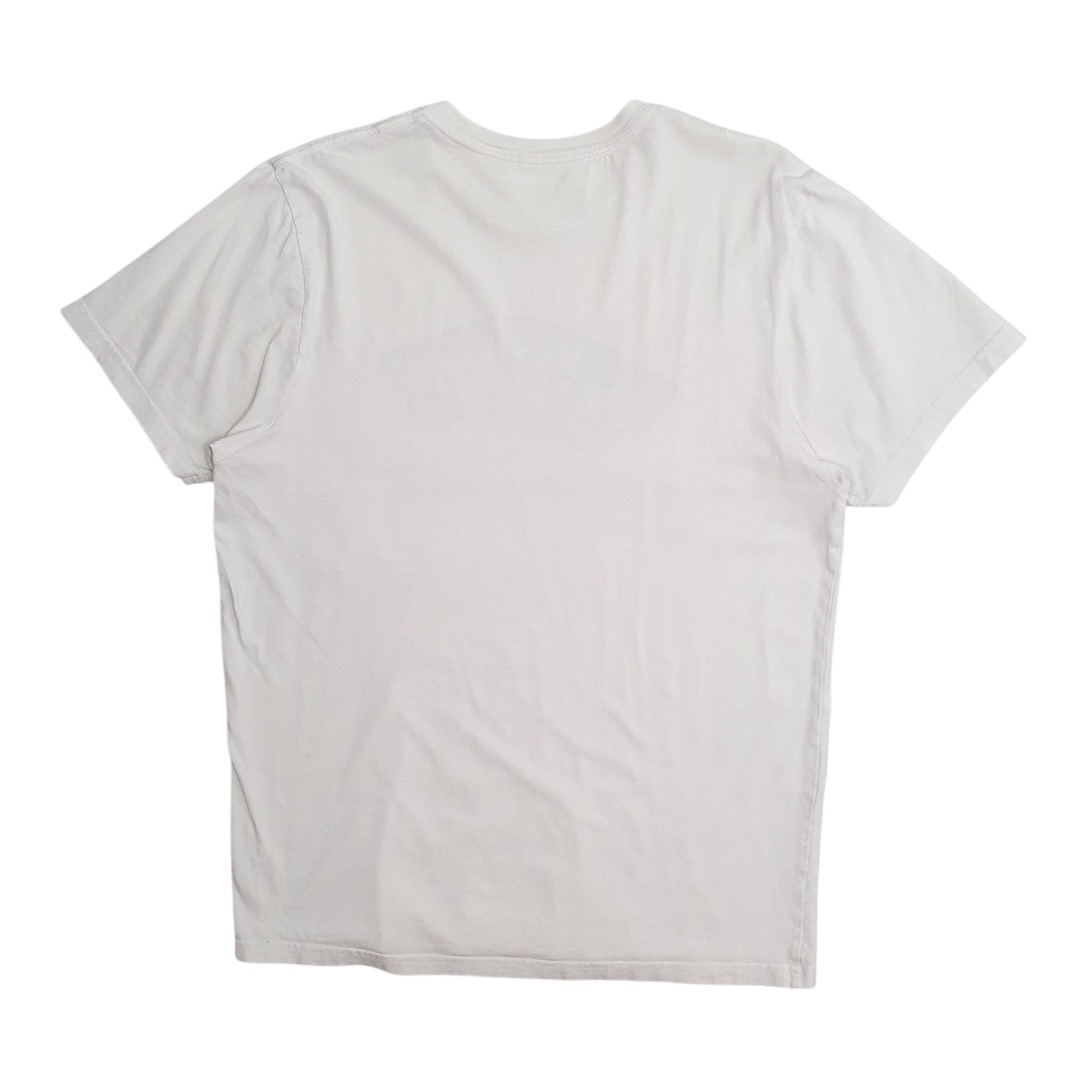 Mens White Vans  Crewneck T Shirt
