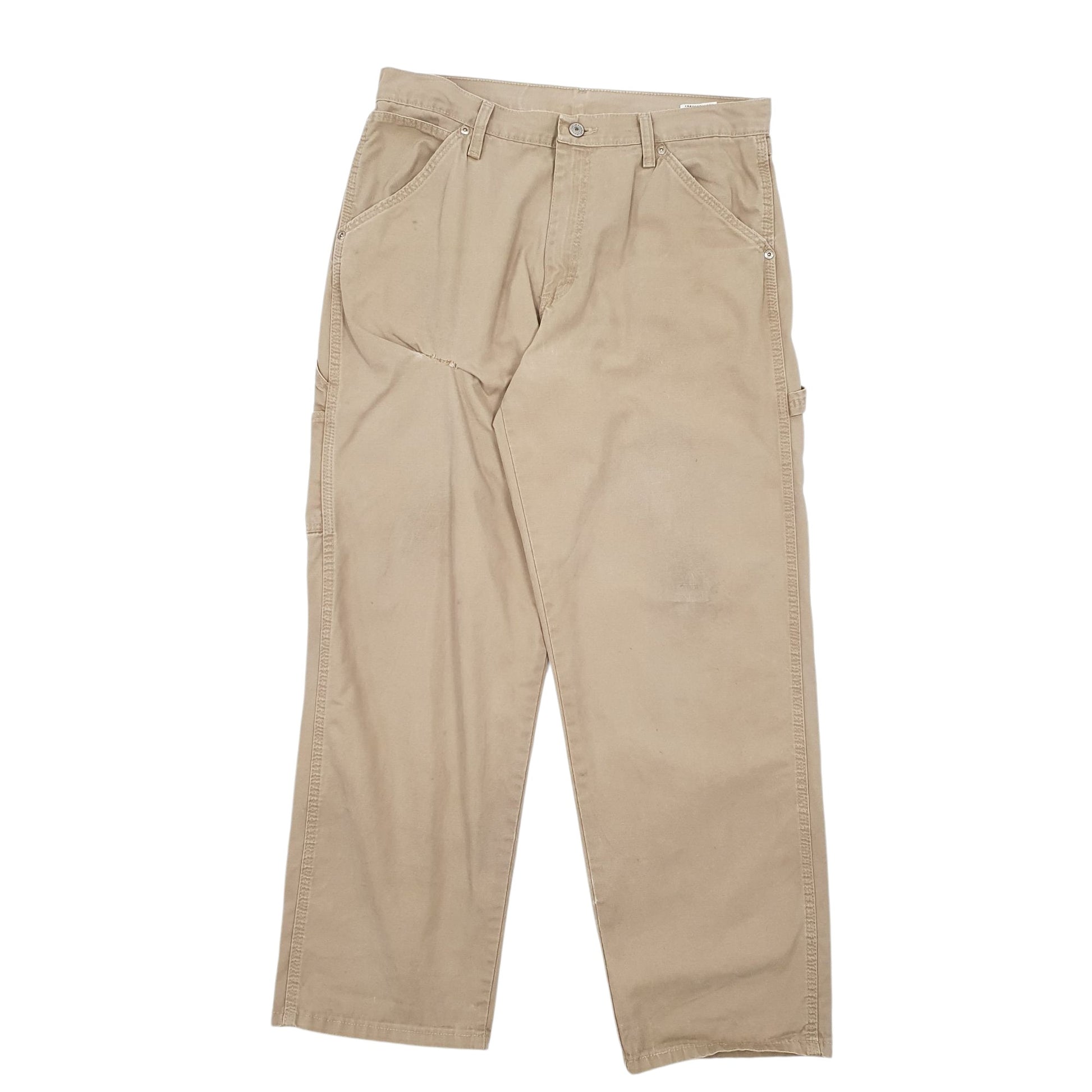 Mens Beige Wrangler  Carpenter Trousers