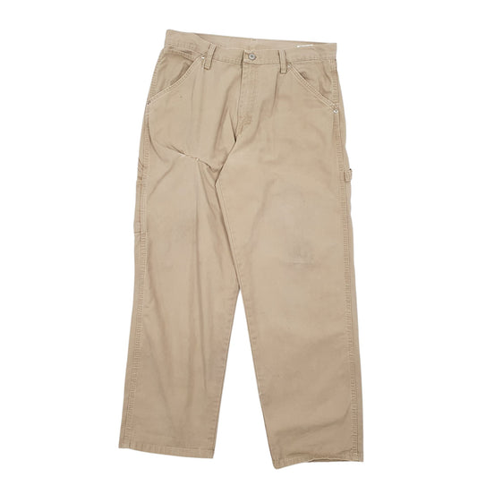 Mens Beige Wrangler  Carpenter Trousers