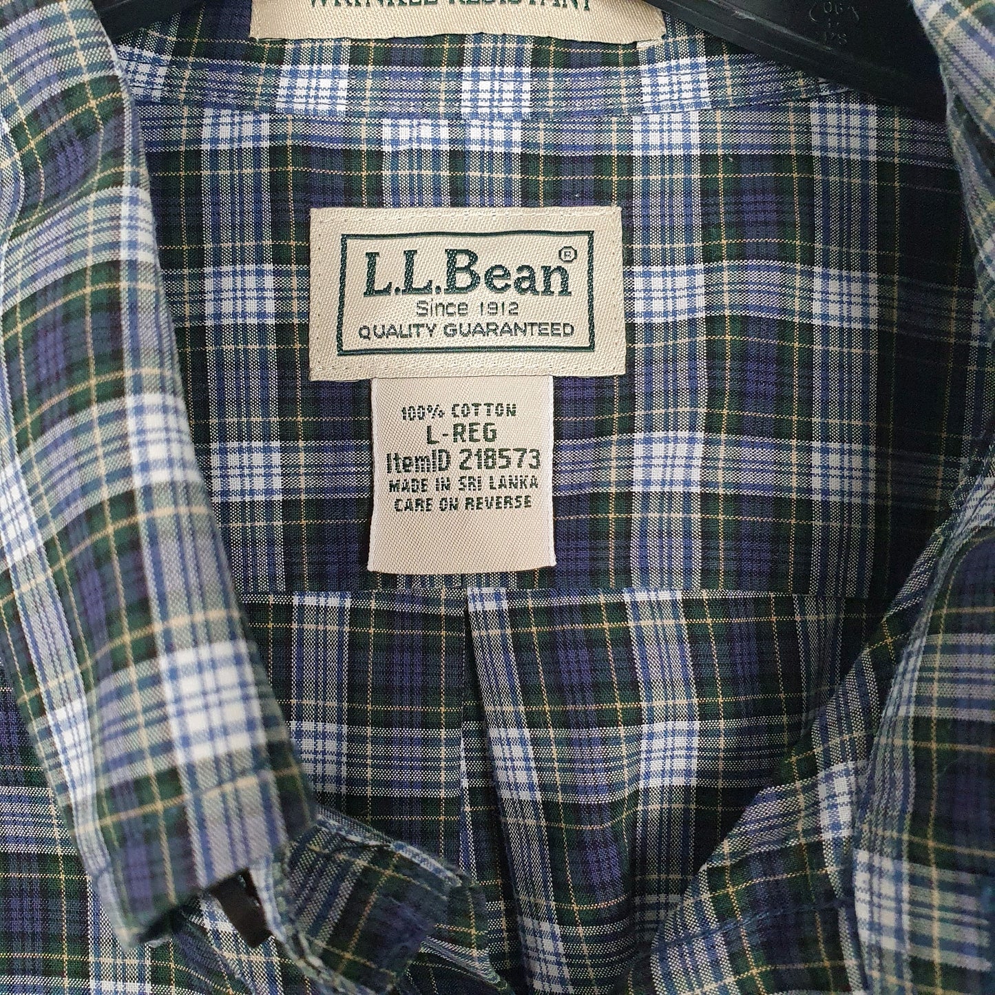 Mens Blue L.L.Bean   Shirt