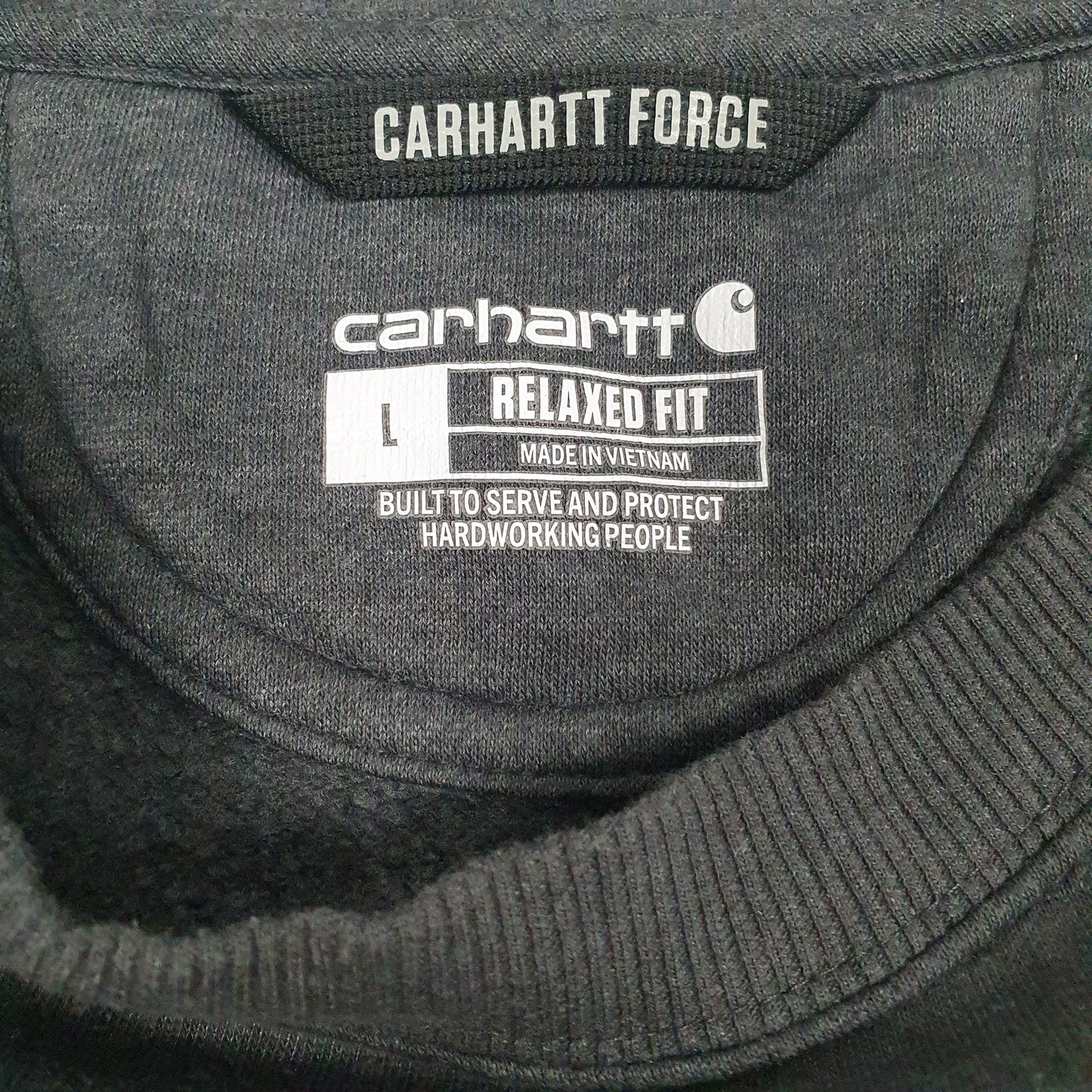 Mens Grey Carhartt  Crewneck Jumper