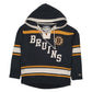 Mens Black Old Time Hockey Boston Bruins NHL Jersey Happy Gilmore Hoodie Jumper