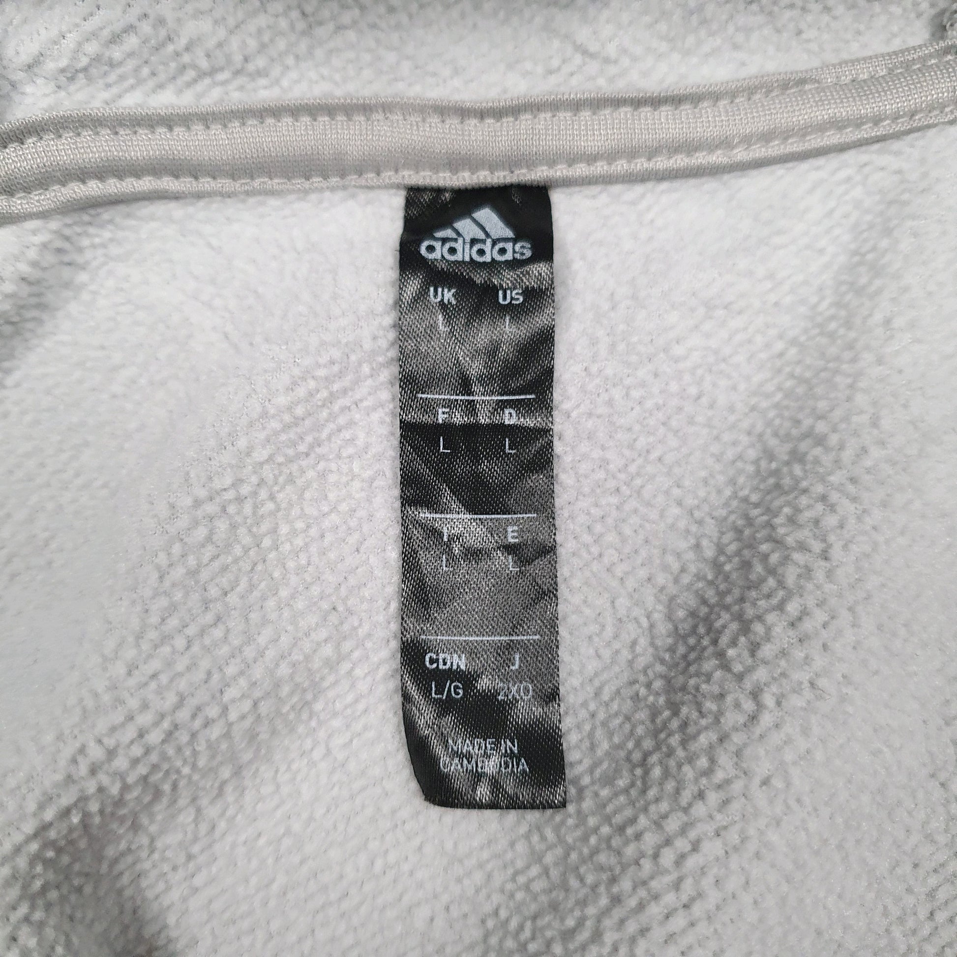 Mens Grey Adidas Spellout AeroReady Hoodie Jumper