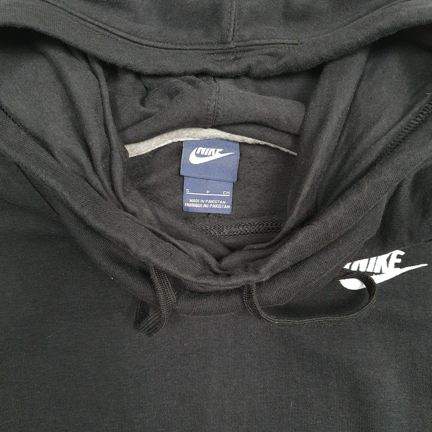 Mens Black Nike Sleeveless Vest Boxing Baggy Hoodie Jumper