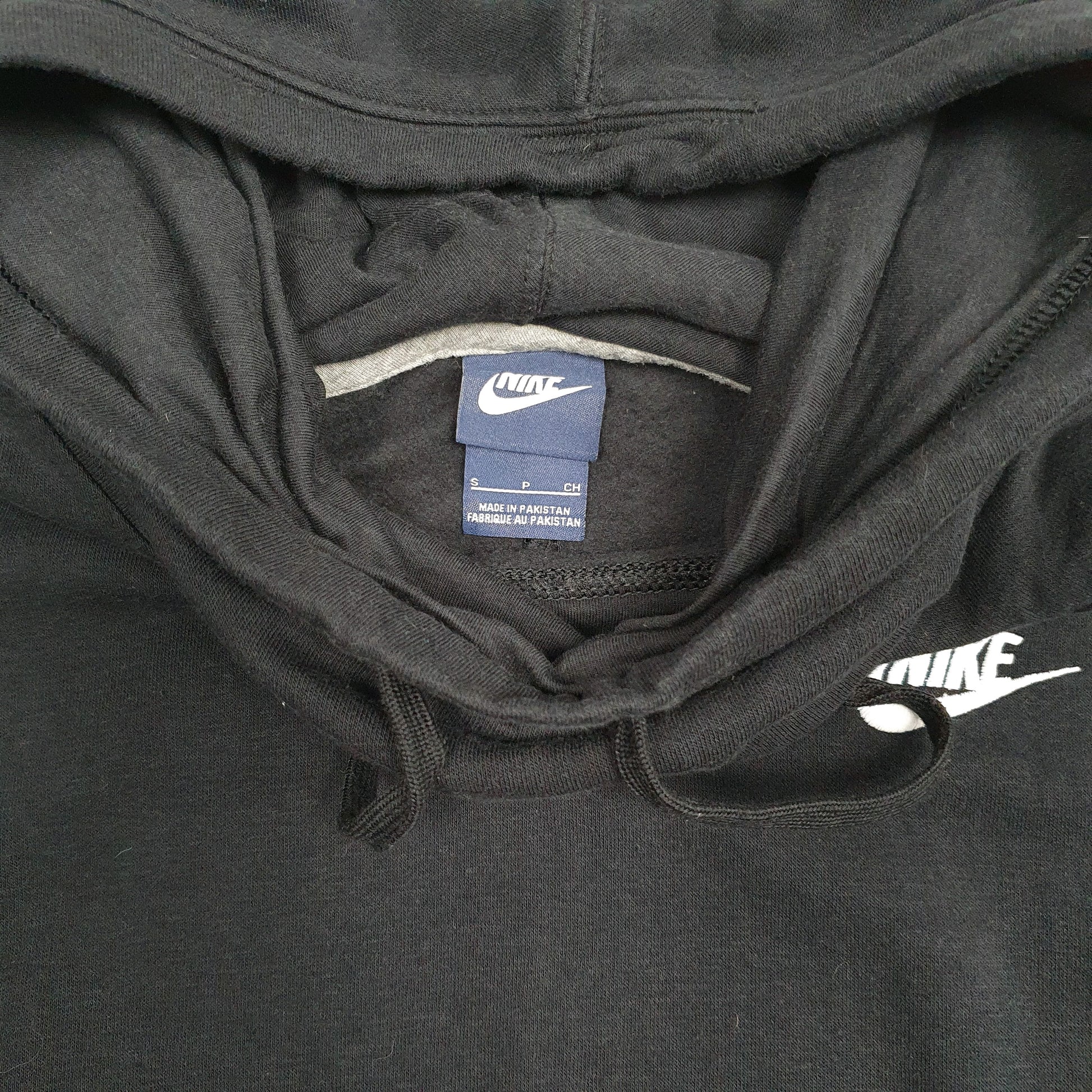 Mens Black Nike Sleeveless Vest Boxing Baggy Hoodie Jumper