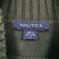 Mens Green Nautica Vintage 90s Knitwear Crewneck Jumper