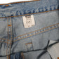 Womens Blue Levis 555 Vintage 90s Made In USA Guys Fit  Shorts