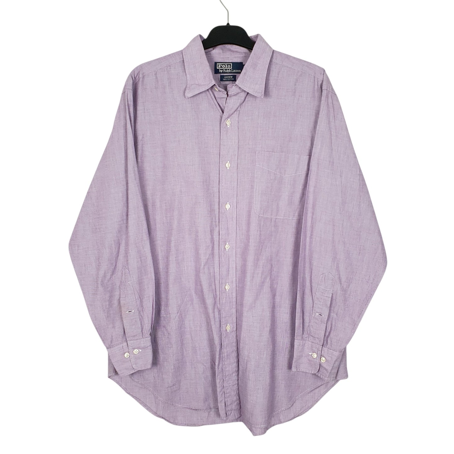 Mens Purple Polo Ralph Lauren Andrew Long Sleeve Shirt