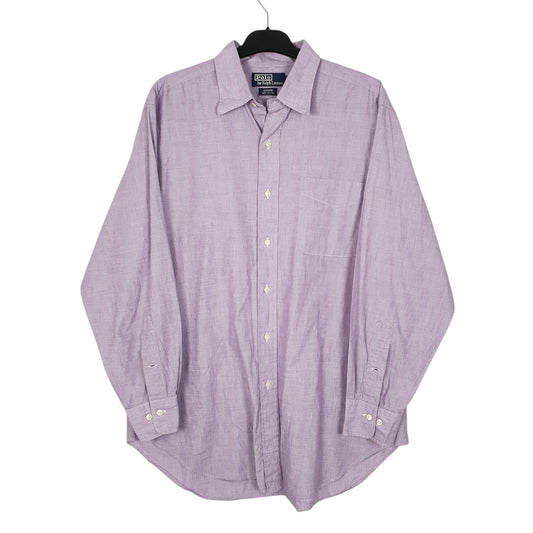 Mens Purple Polo Ralph Lauren Andrew Long Sleeve Shirt