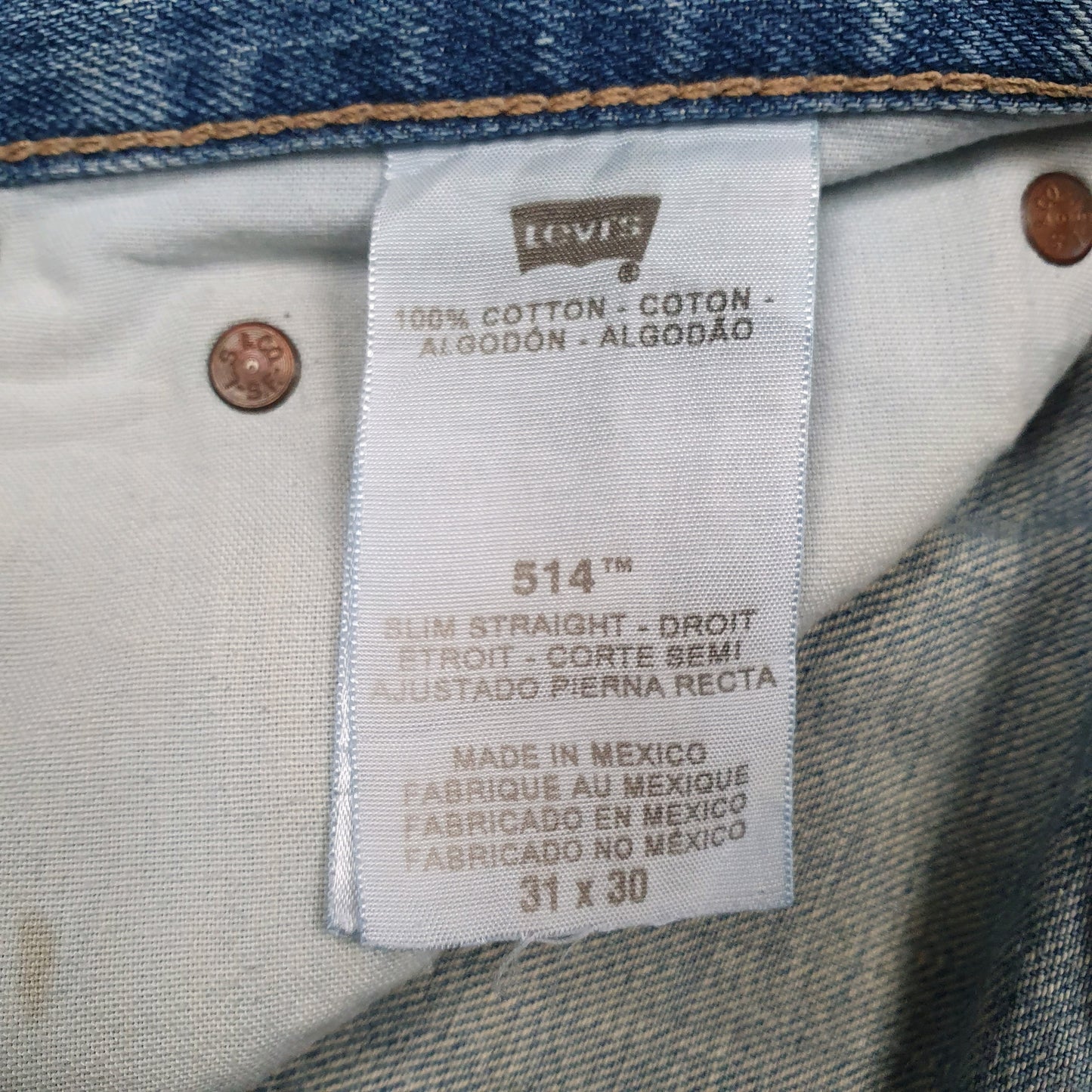 Mens Blue Levis   Jeans