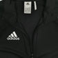 Mens Black Adidas Climalite Running Activewear Full Zip Jumper