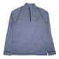 Mens Blue Adidas  Quarter Zip Jumper