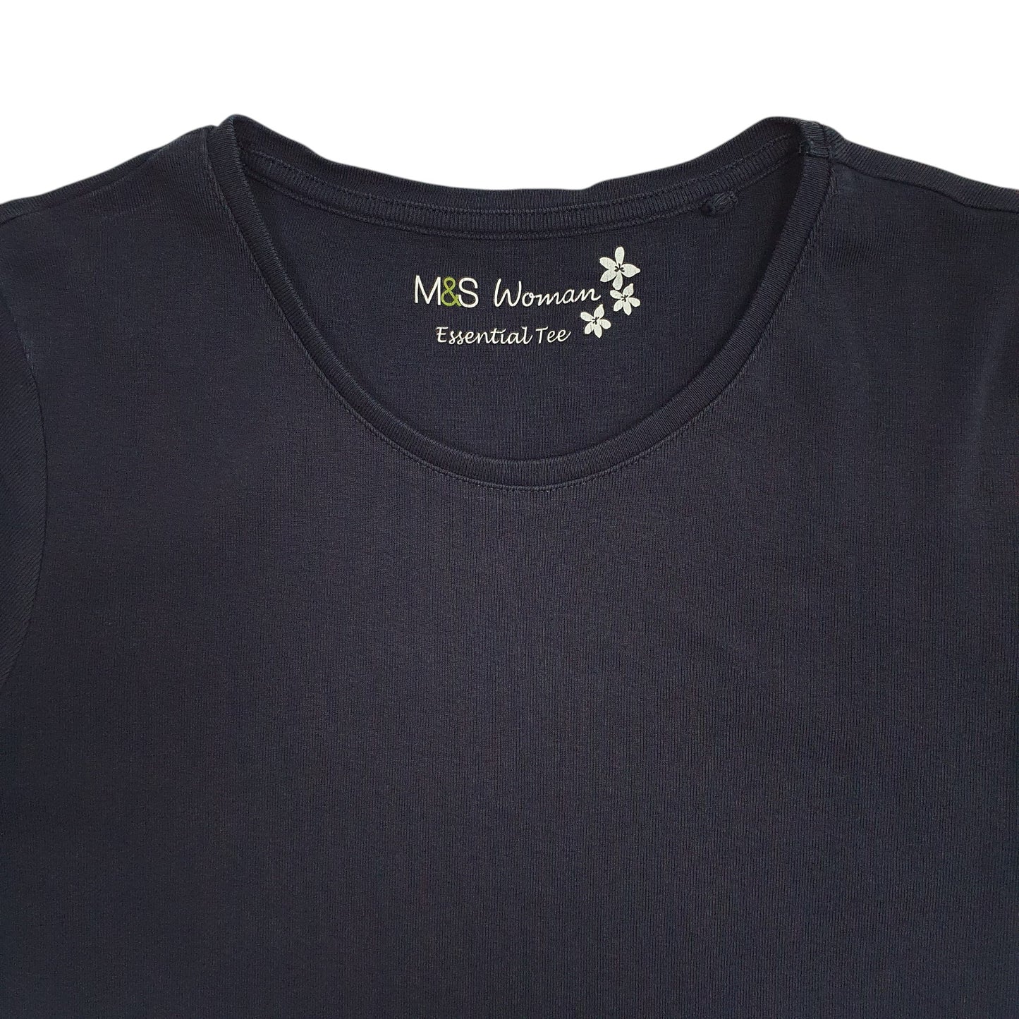 Womens Navy M&S   T Shirt
