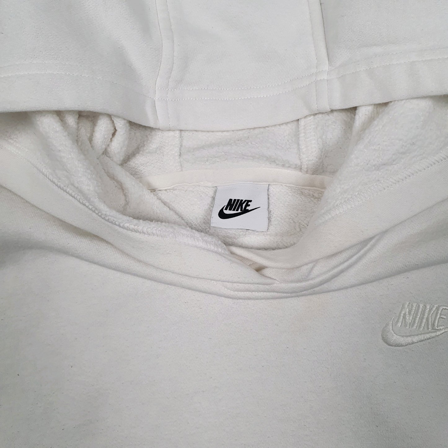 Womens White Nike  Hoodie Jumper