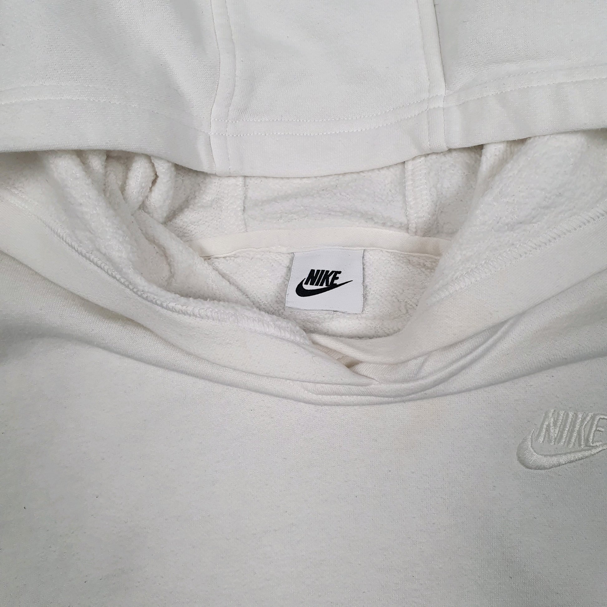 Womens White Nike  Hoodie Jumper