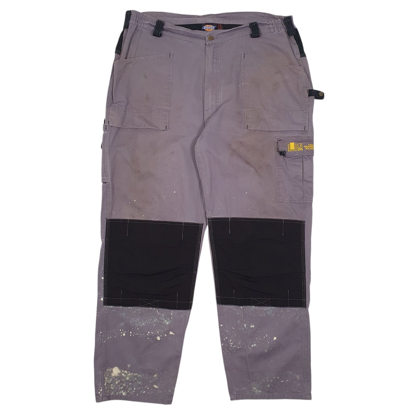 Mens Grey Dickies Workwear Carpenter Trousers