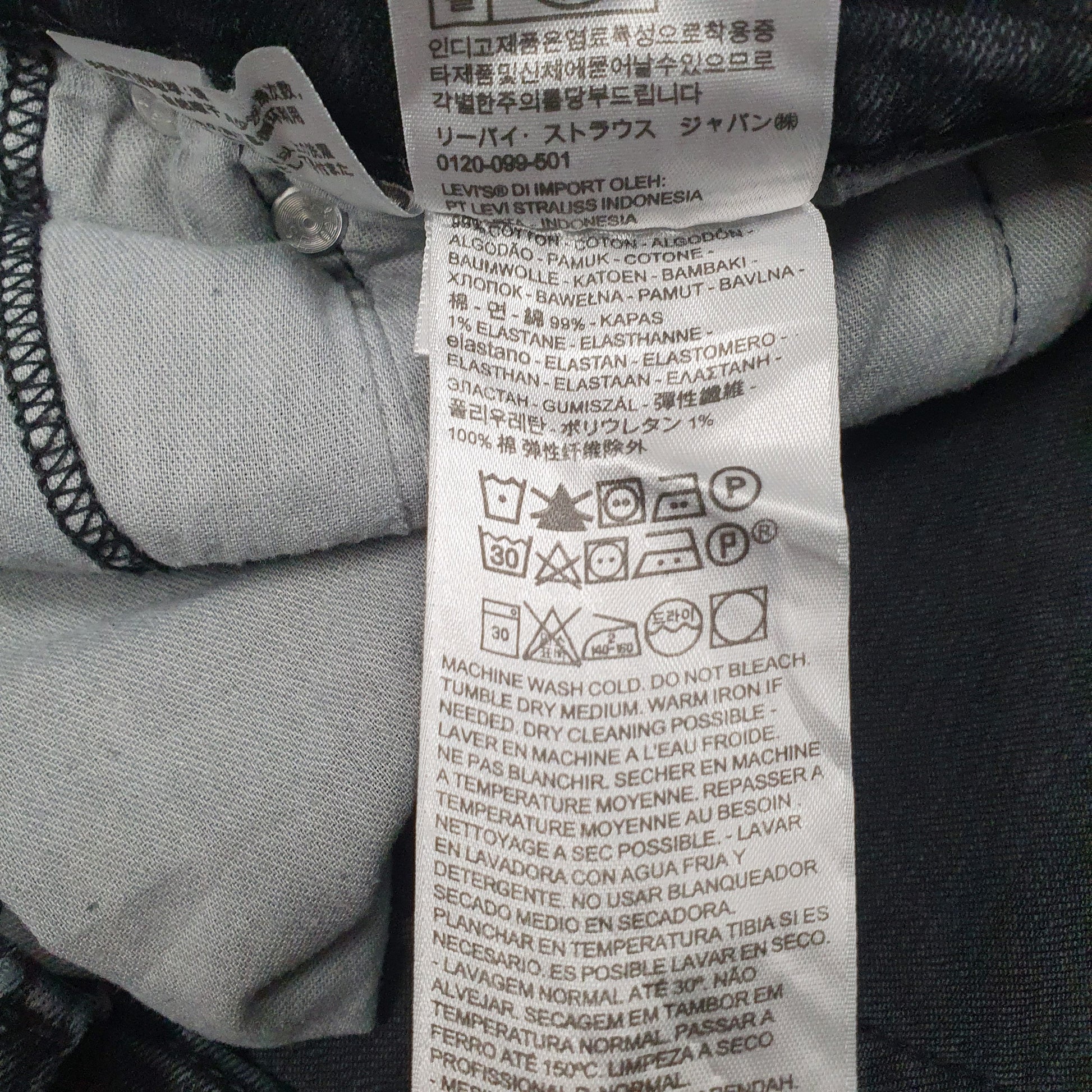 Mens Black Levis   Jeans