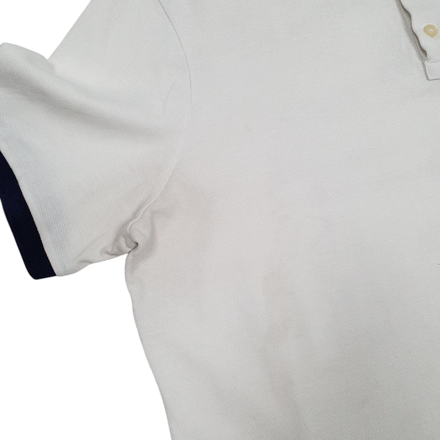 Mens White Polo Ralph Lauren Classic Fit  Polo Shirt
