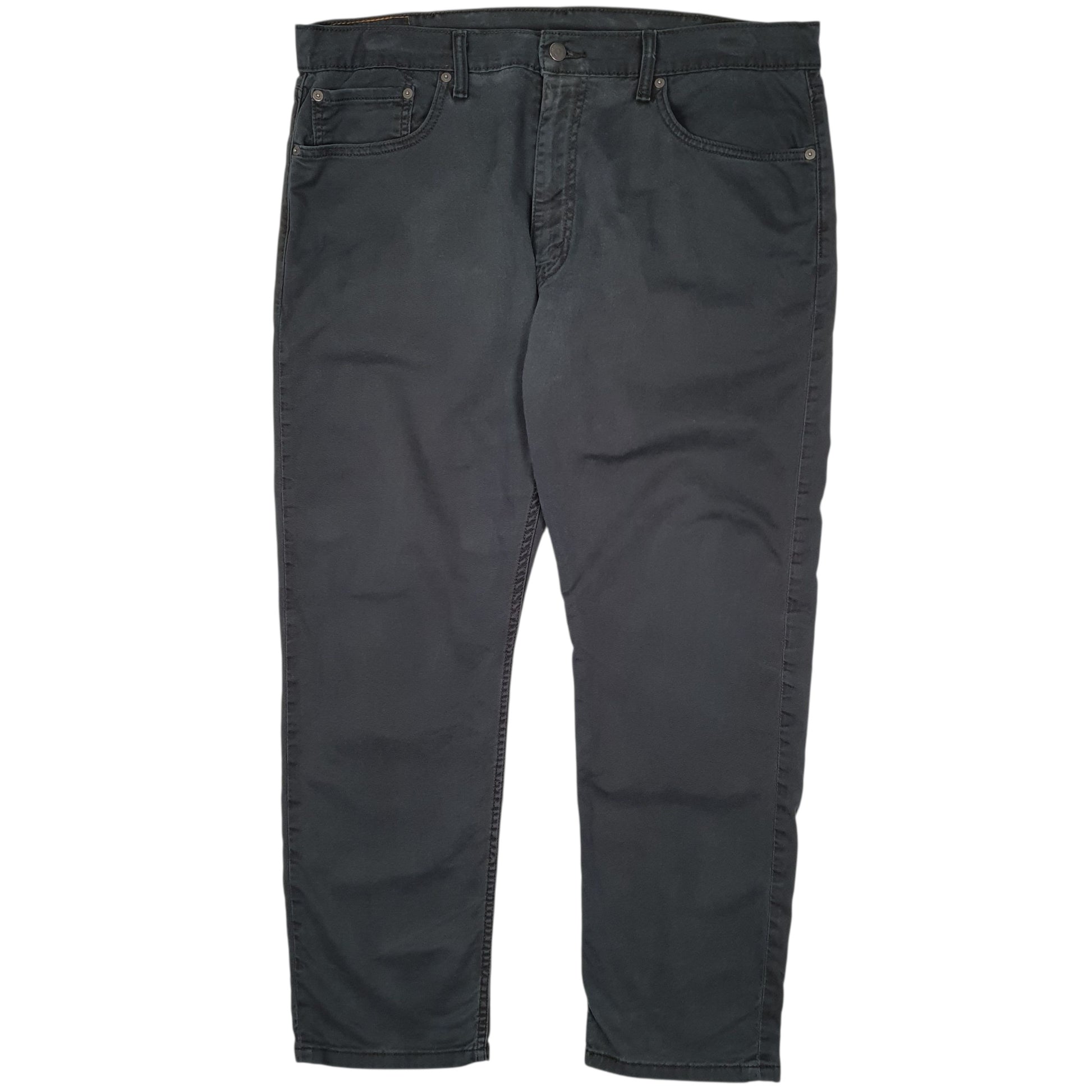 Mens Grey Levis 502 Slim Chino Trousers