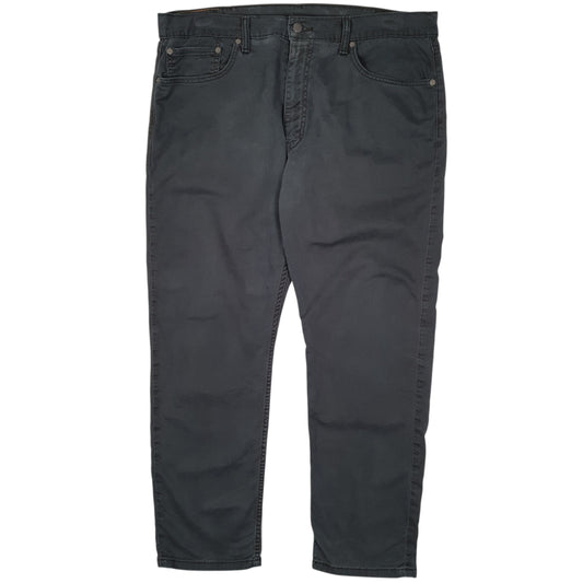 Mens Grey Levis 502 Slim Chino Trousers