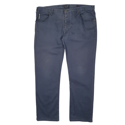Mens Navy Armani  Chino Trousers