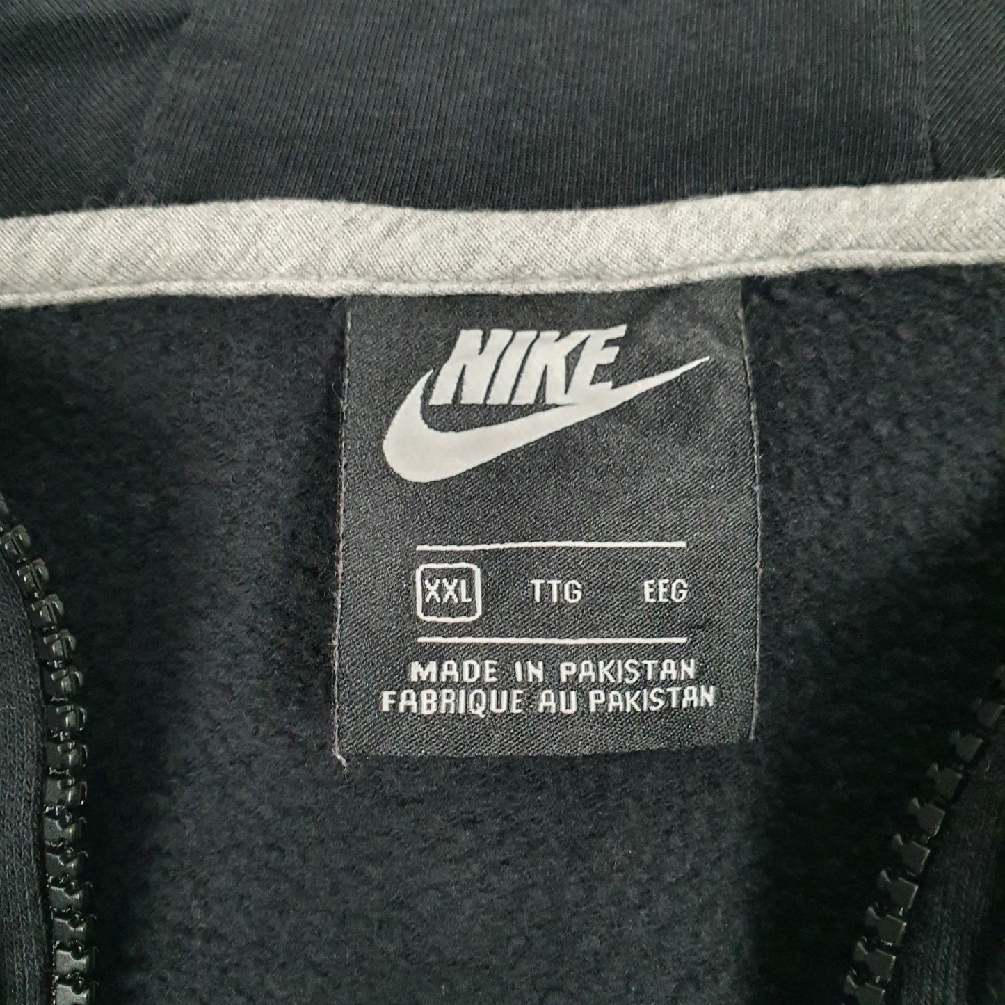 Mens Black Nike  Full Zip Jumper