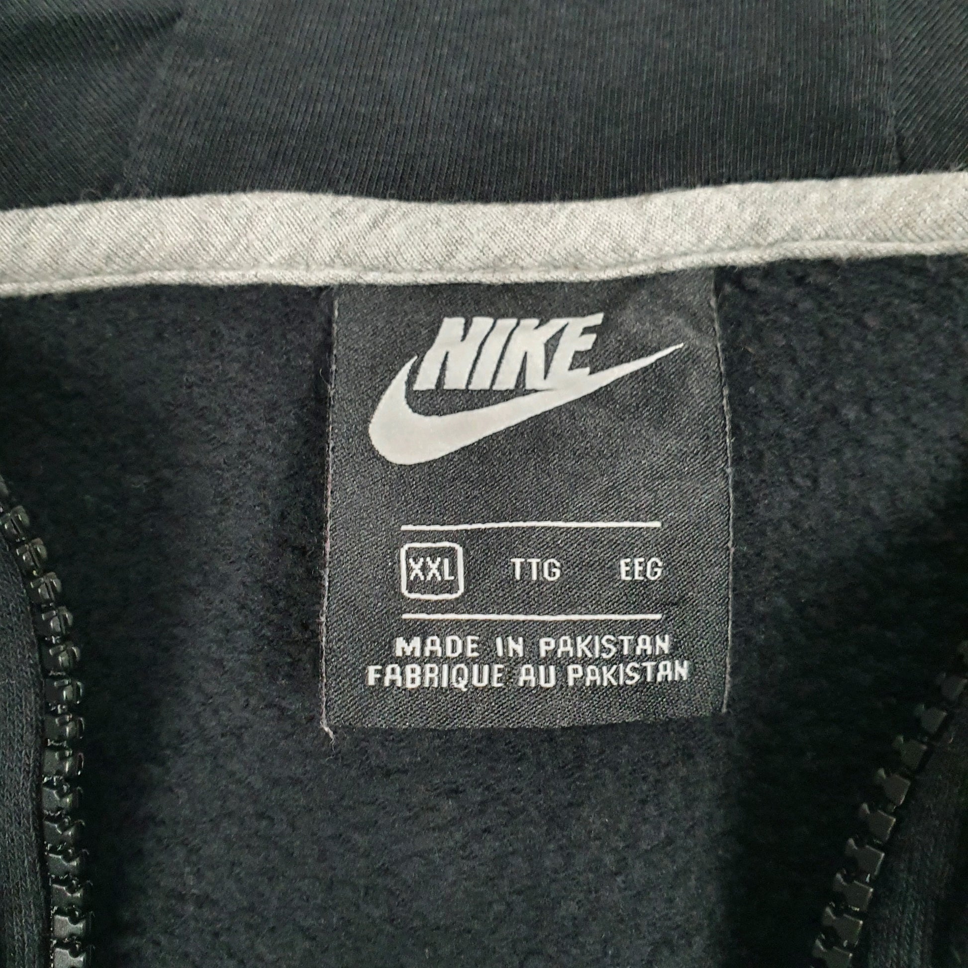 Mens Black Nike  Full Zip Jumper