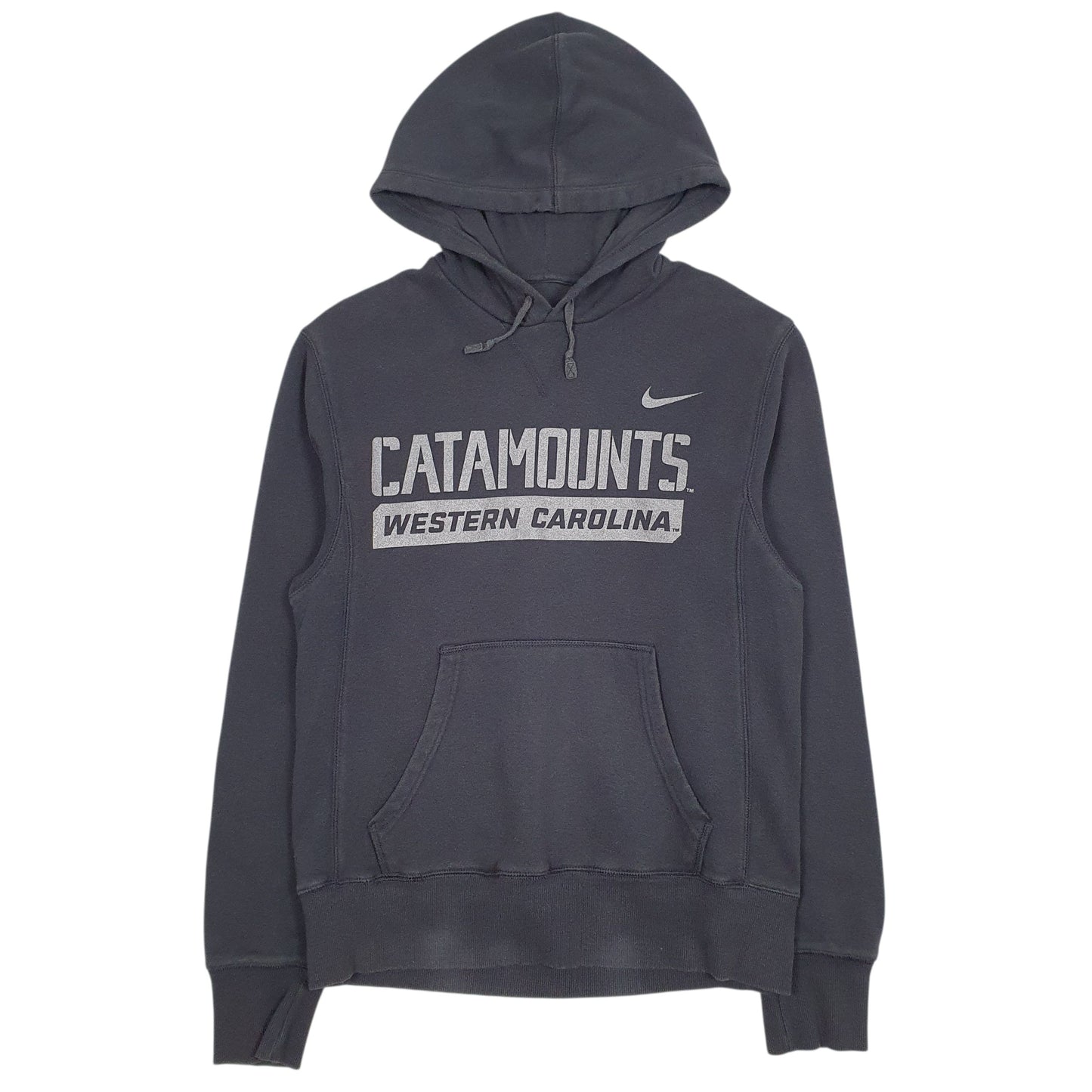 Mens Grey Nike Catamounts Western Carolina Hoodie Jumper