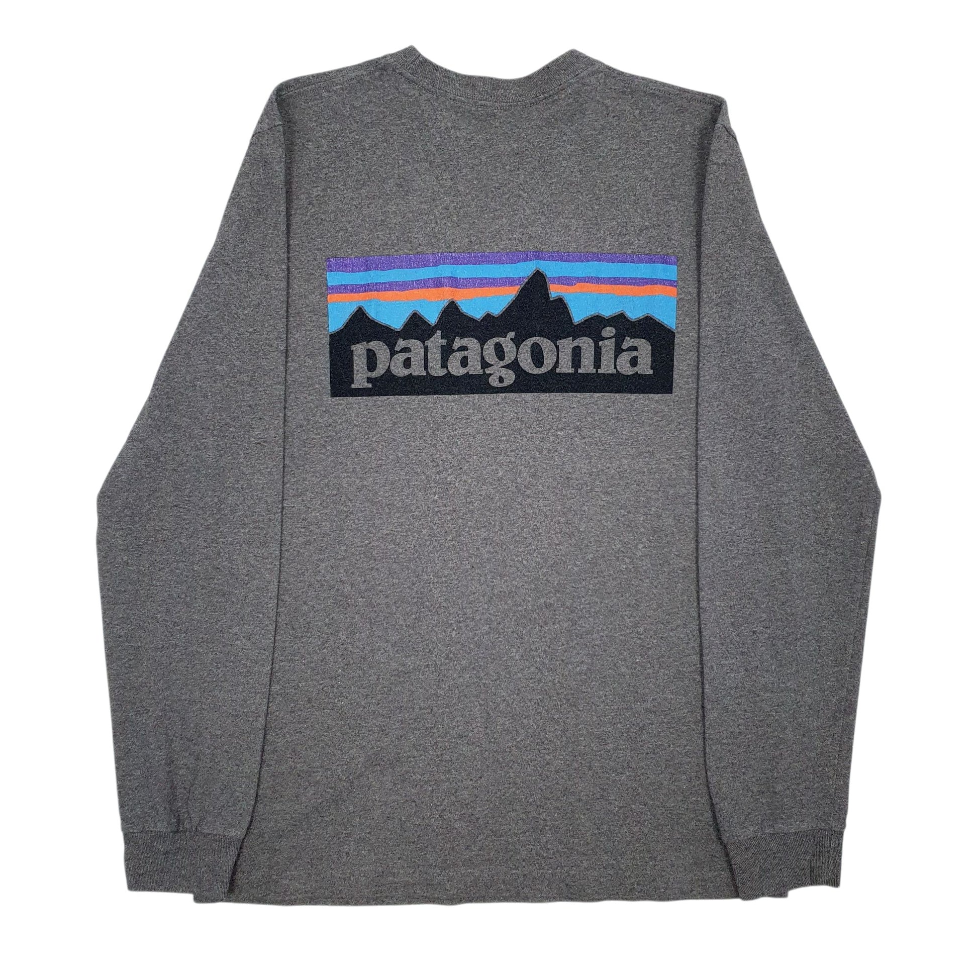 Mens Grey Patagonia   T Shirt
