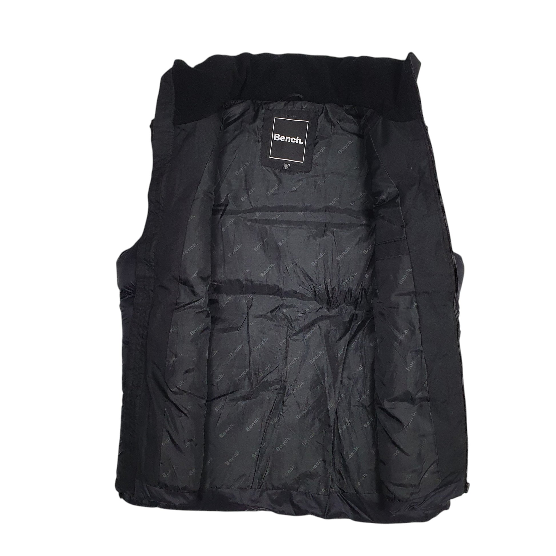 Mens Black Bench Gilet Vest  Coat