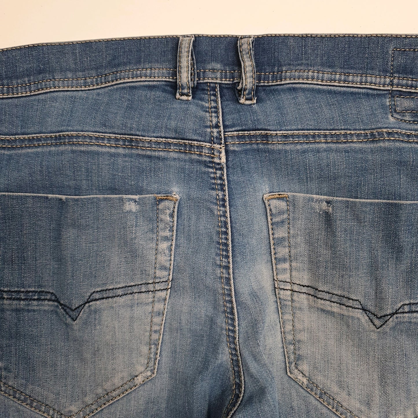 Mens Blue Diesel Lightweight  Jeans