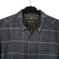 Mens Blue Woolrich Thick Flannel Chamois  Shirt