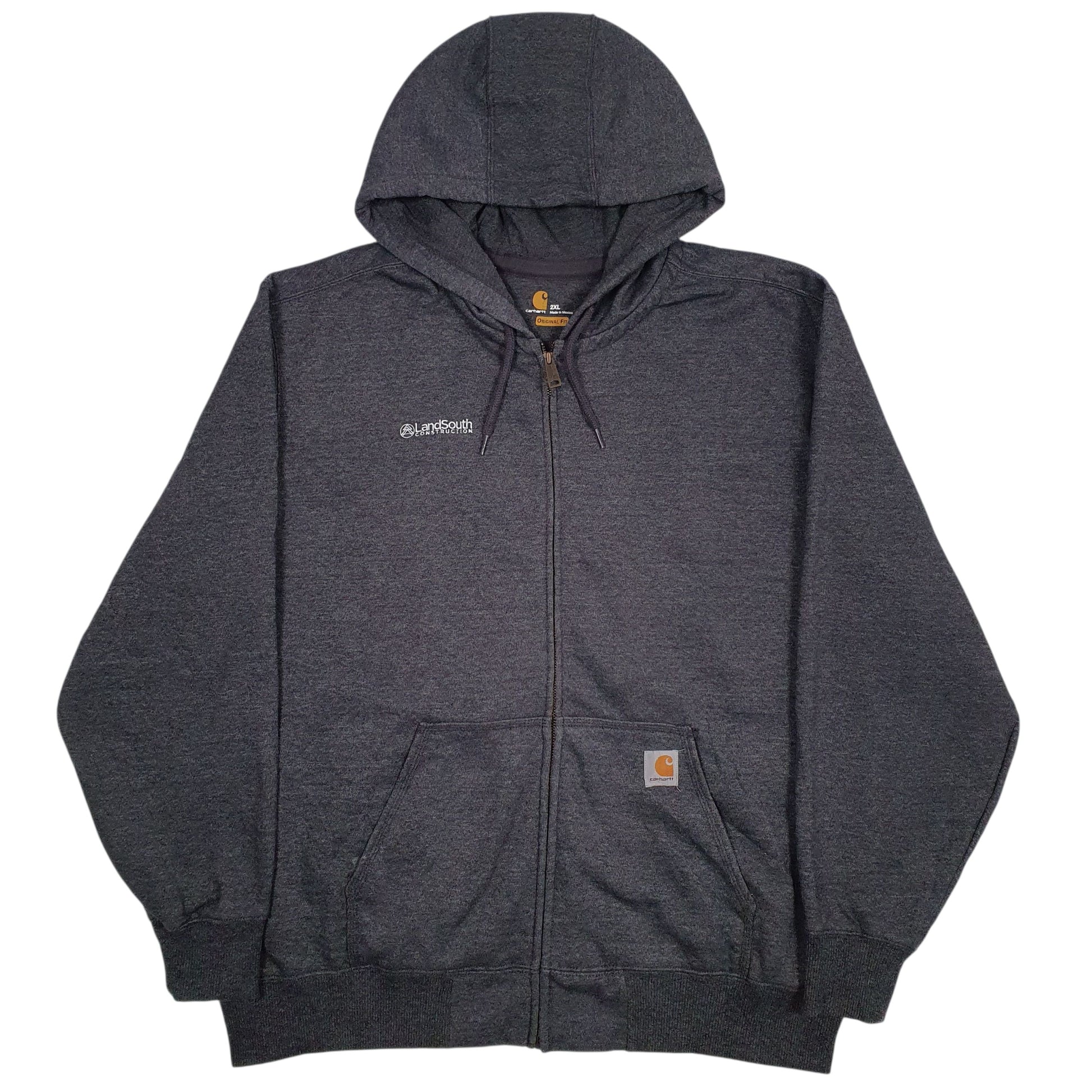 Mens Grey Carhartt  Full Zip Jumper