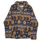 Mens Navy Levis Aztec Cardigan Jumper