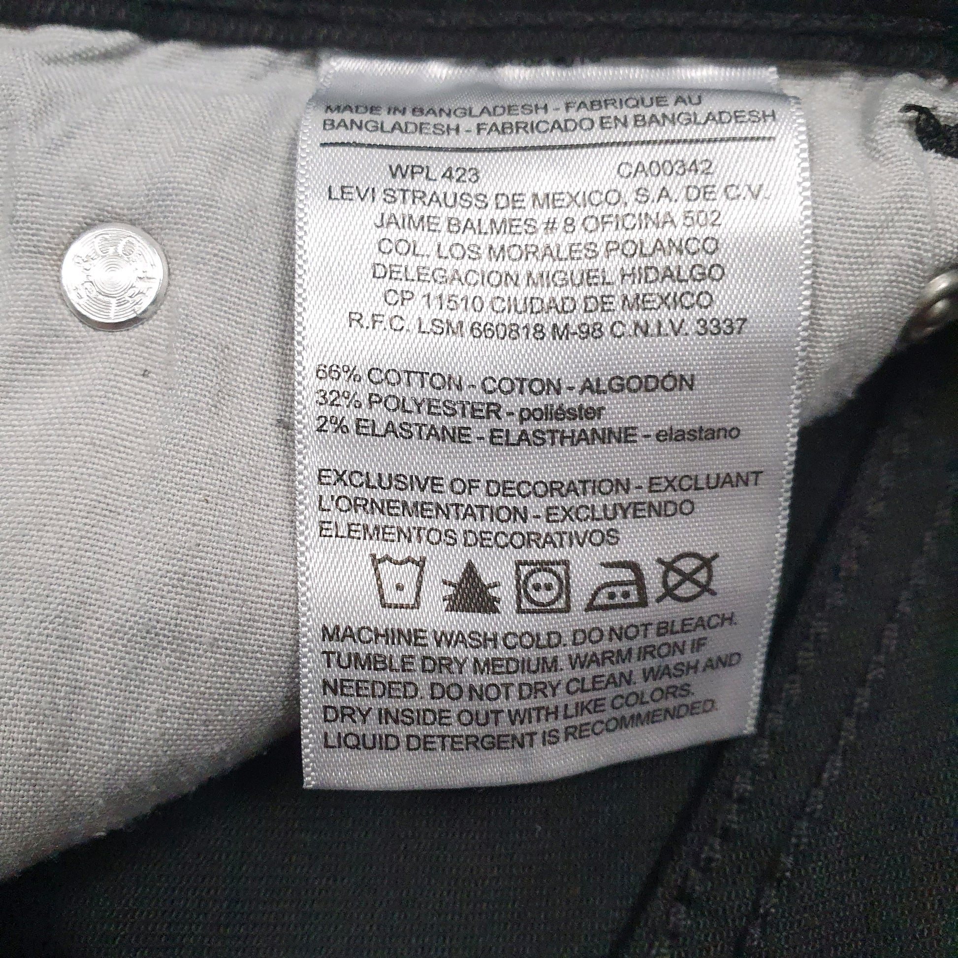 Mens Black Levis   Jeans