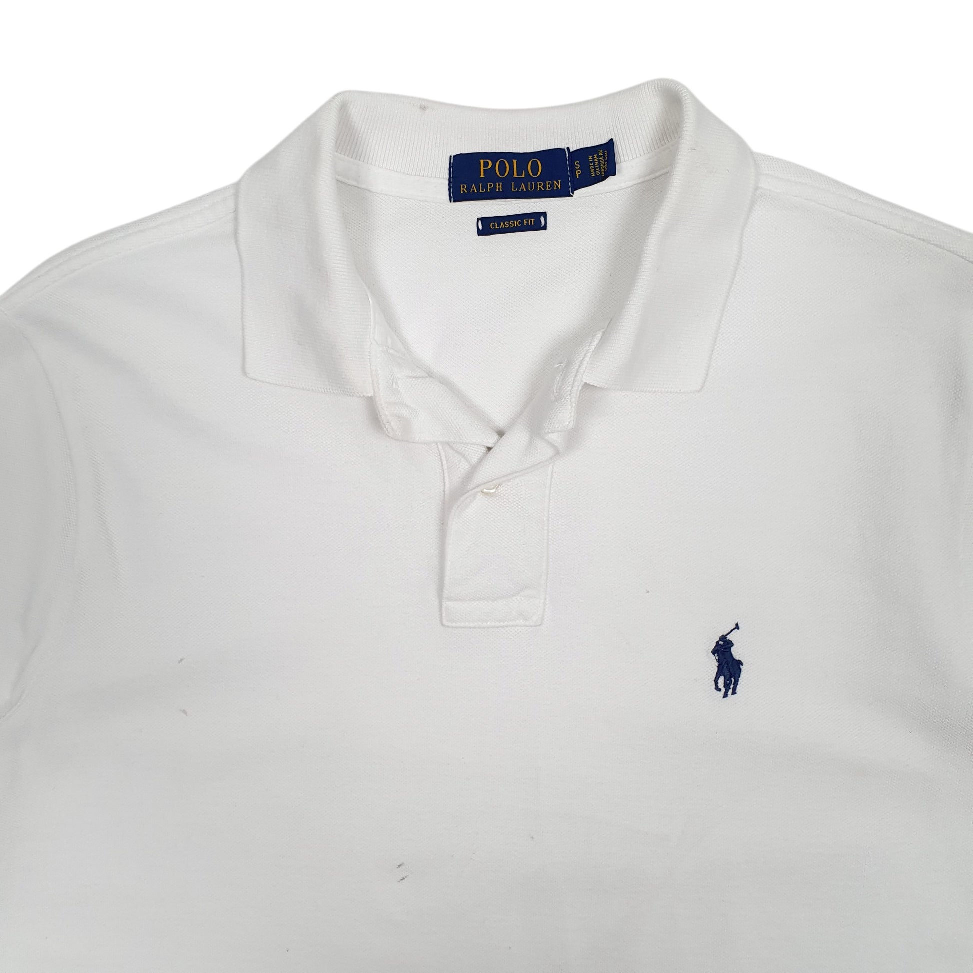 Mens White Polo Ralph Lauren   Polo Shirt