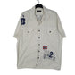 Mens White Napapijri  Short Sleeve Shirt