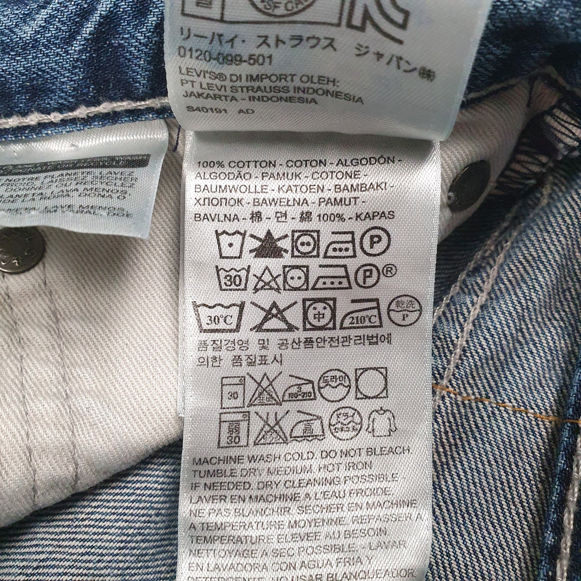 Mens Blue Levis   Jeans