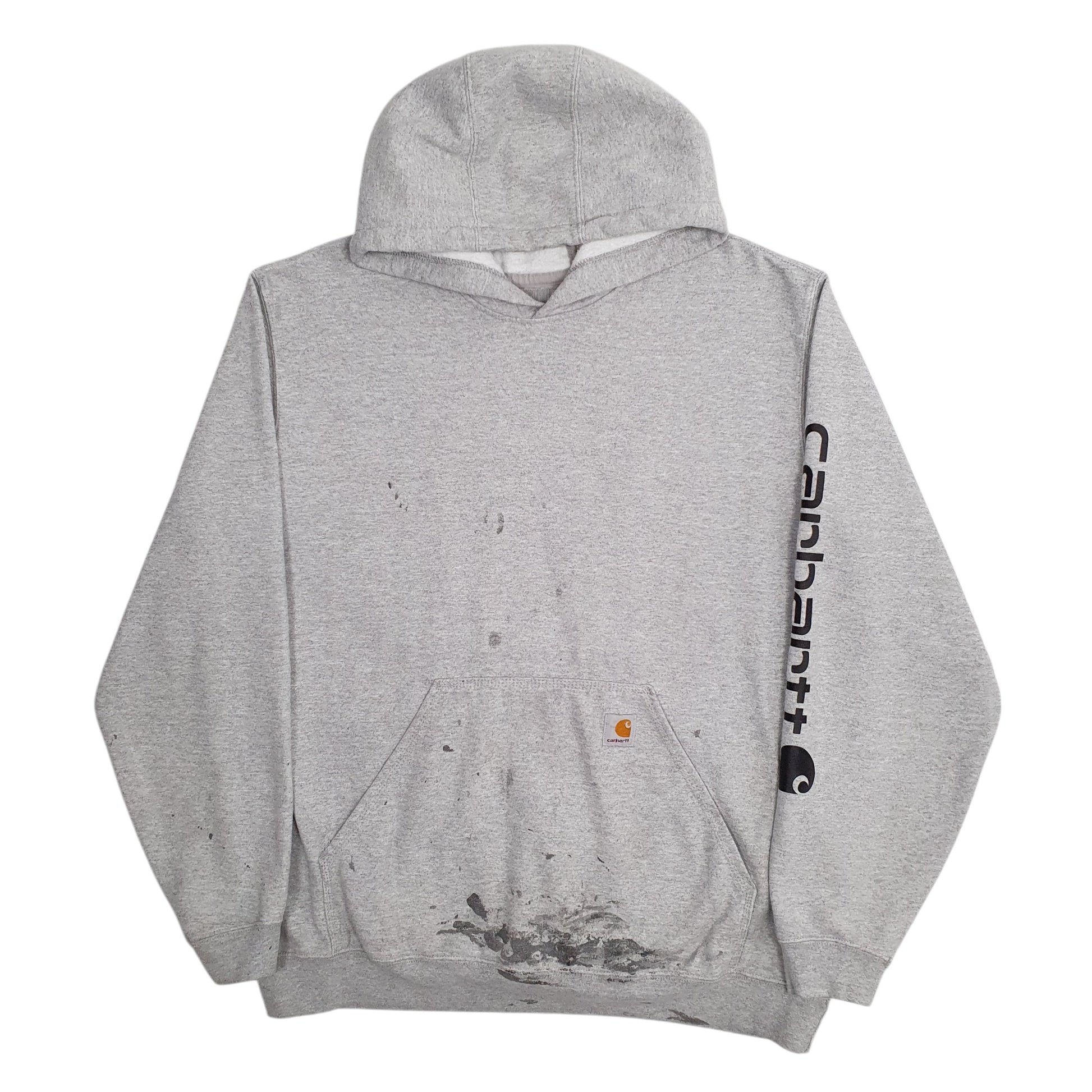 Mens Grey Carhartt  Hoodie Jumper