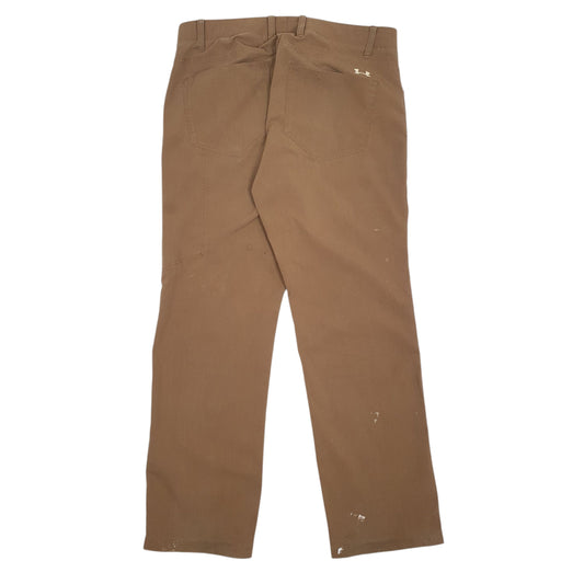Mens Brown Under Armour Storm  Trousers